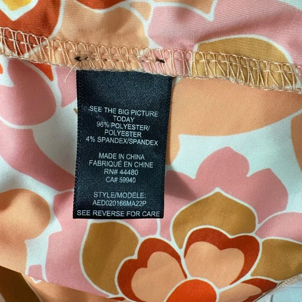 NWT AFRM Anthropologie Lizette Coral Floral Cutout Slinky Maxi Dress 2X Boho